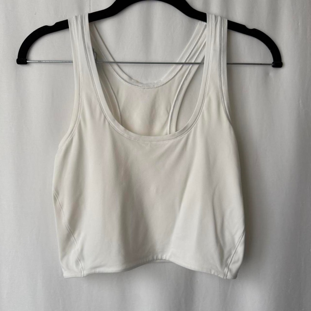 Lululemon Wundermost Cropped Scoop Tank